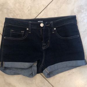 Brand new dark jean shorts